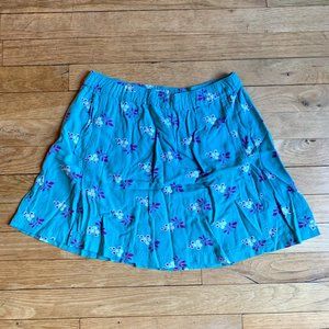 Cooperative Grape Pattern Mini Skirt w Pockets